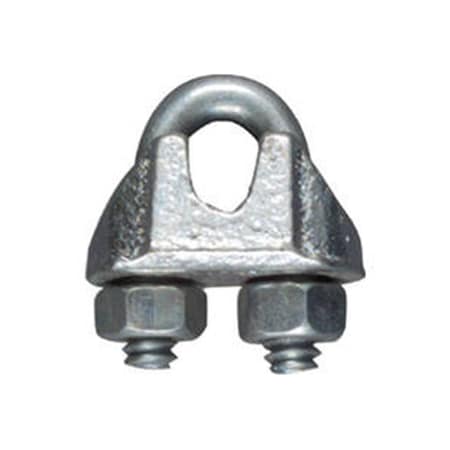 Keen Cable Clamp, Zinc, 1/8 in Bundle Dia., 7/8 in L KE433311